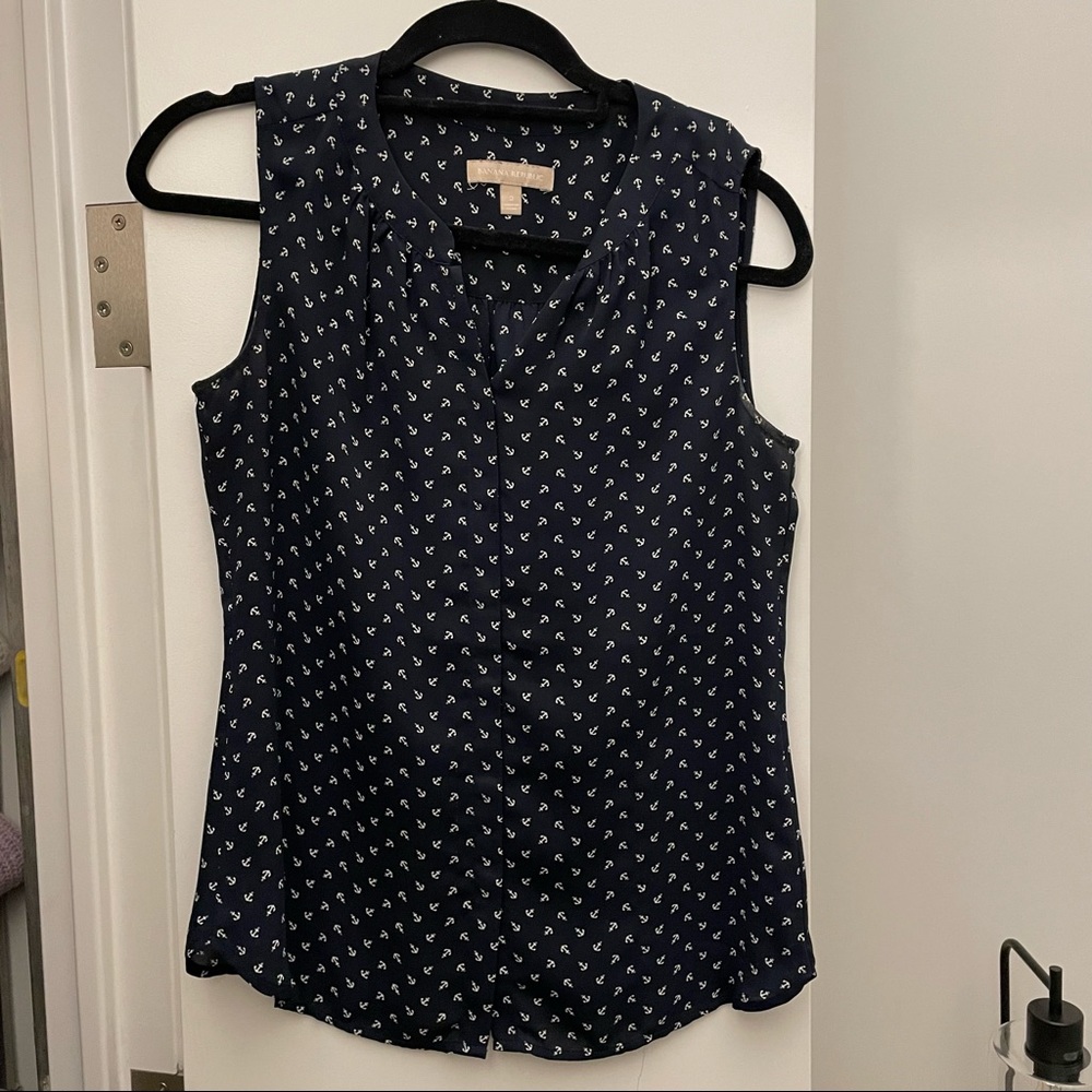 Banana republic tank blouse size 2